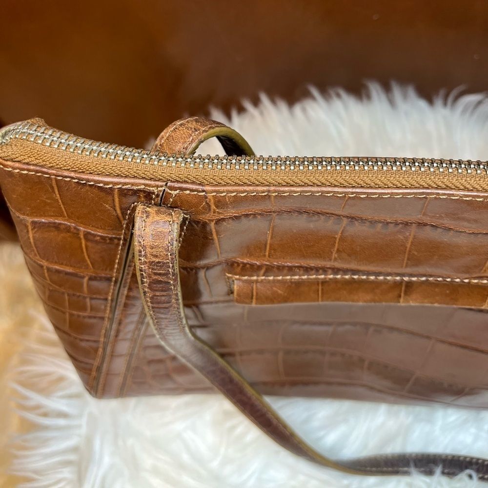 Monsac Leather Snakeskin Bag Shoulder Purse​​​ - Picture 7 of 15